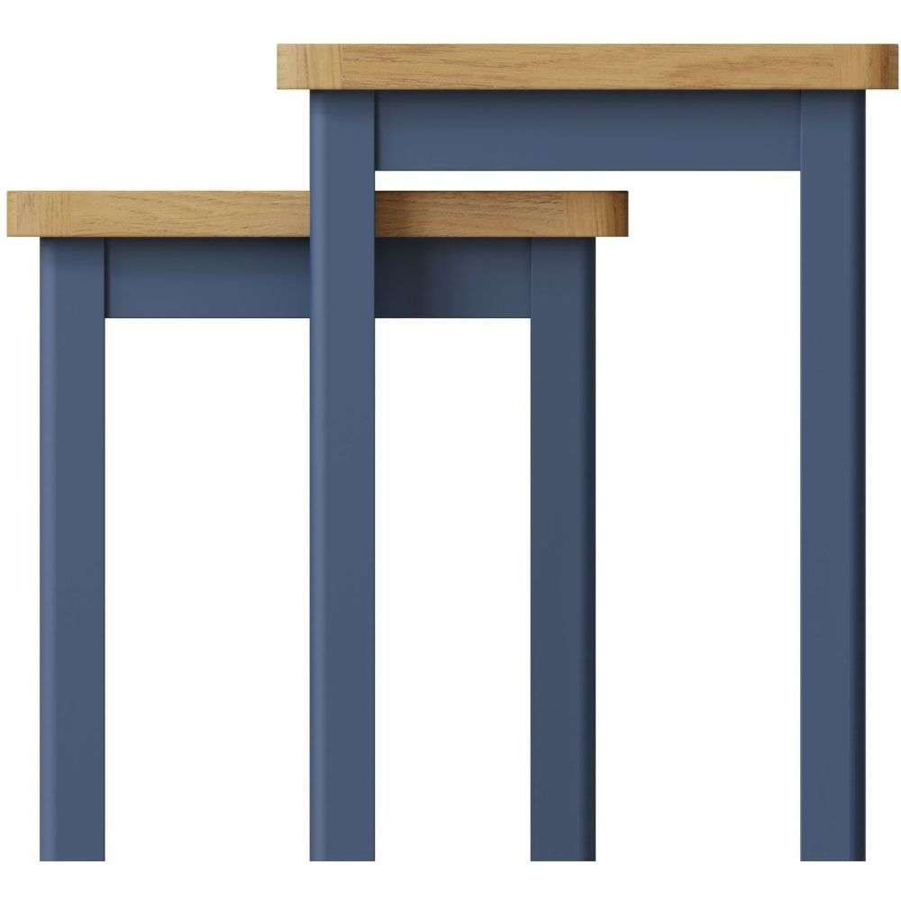 Essentials RA Dining Blue Nest Of 2 Tables