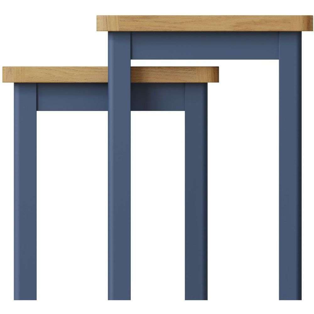 Essentials	RA Dining Blue Nest Of 2 Tables