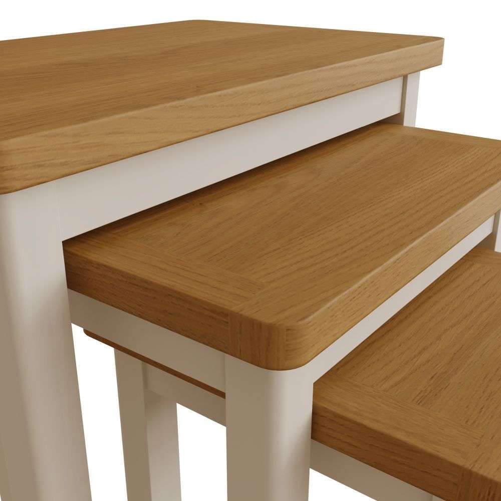 Essentials	RA Dining Nest Of 3 Tables Truffle