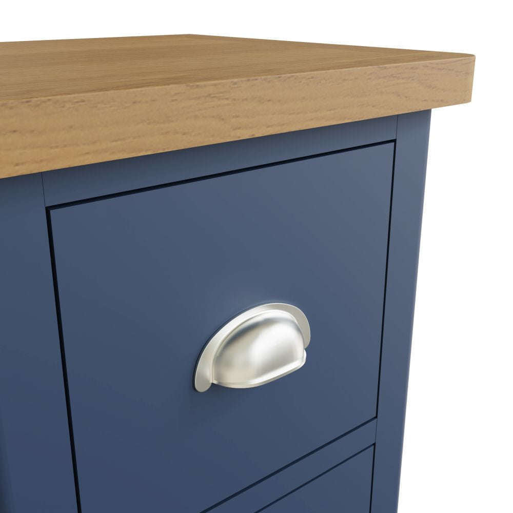 Essentials	RA Bedroom Blue Small Bedside Cabinet