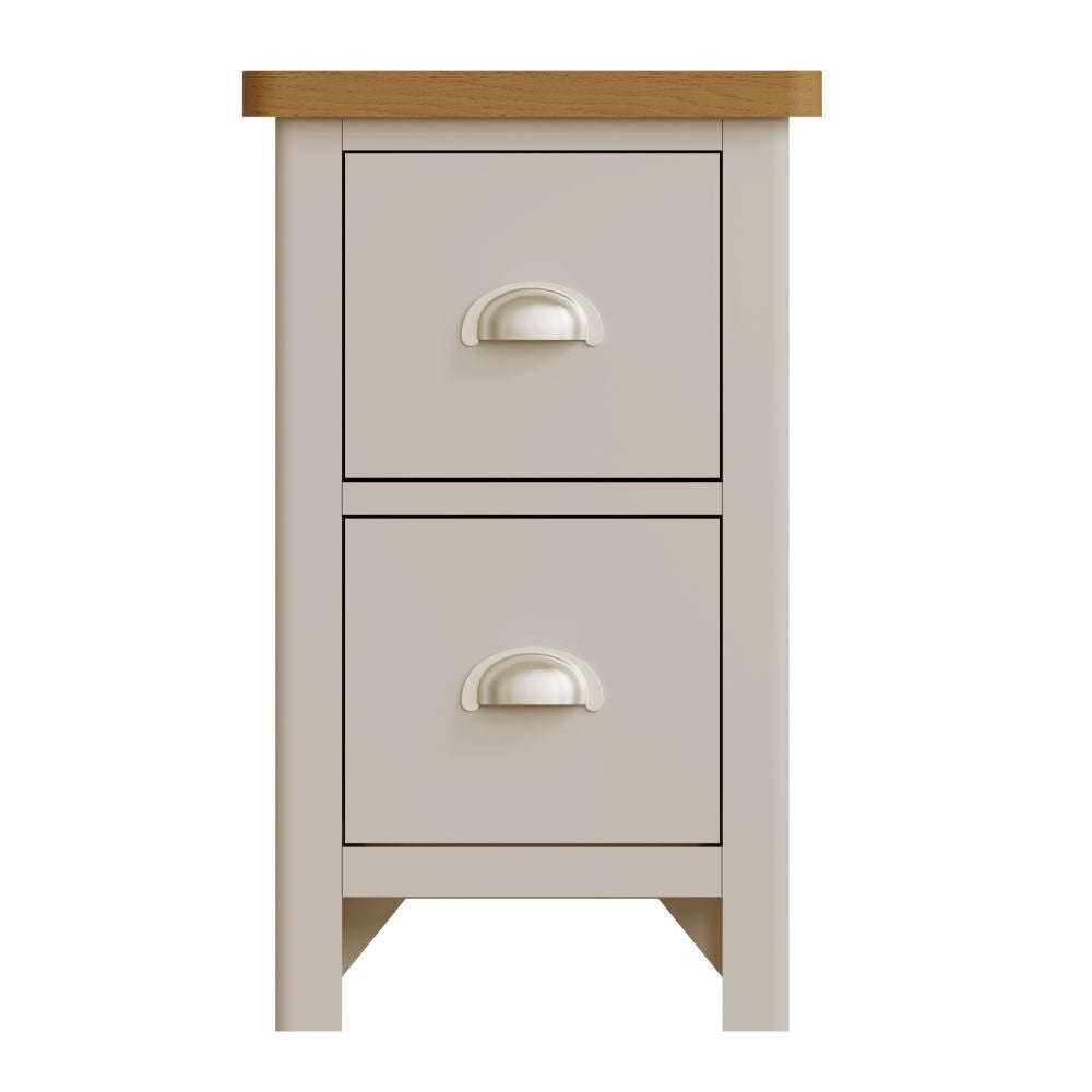 Essentials RA Bedroom Small Bedside Cabinet Truffle