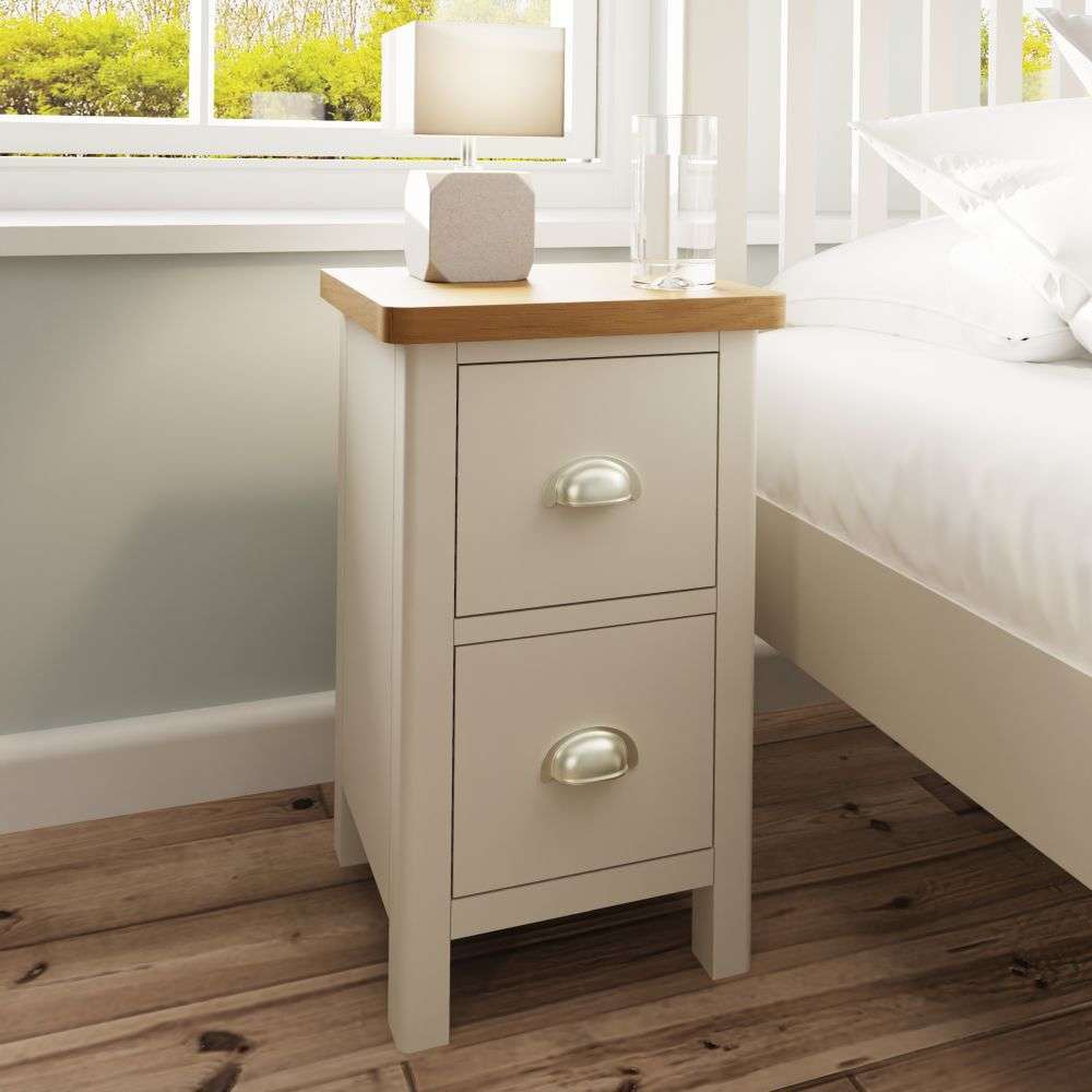 Essentials	RA Bedroom Small Bedside Cabinet Truffle