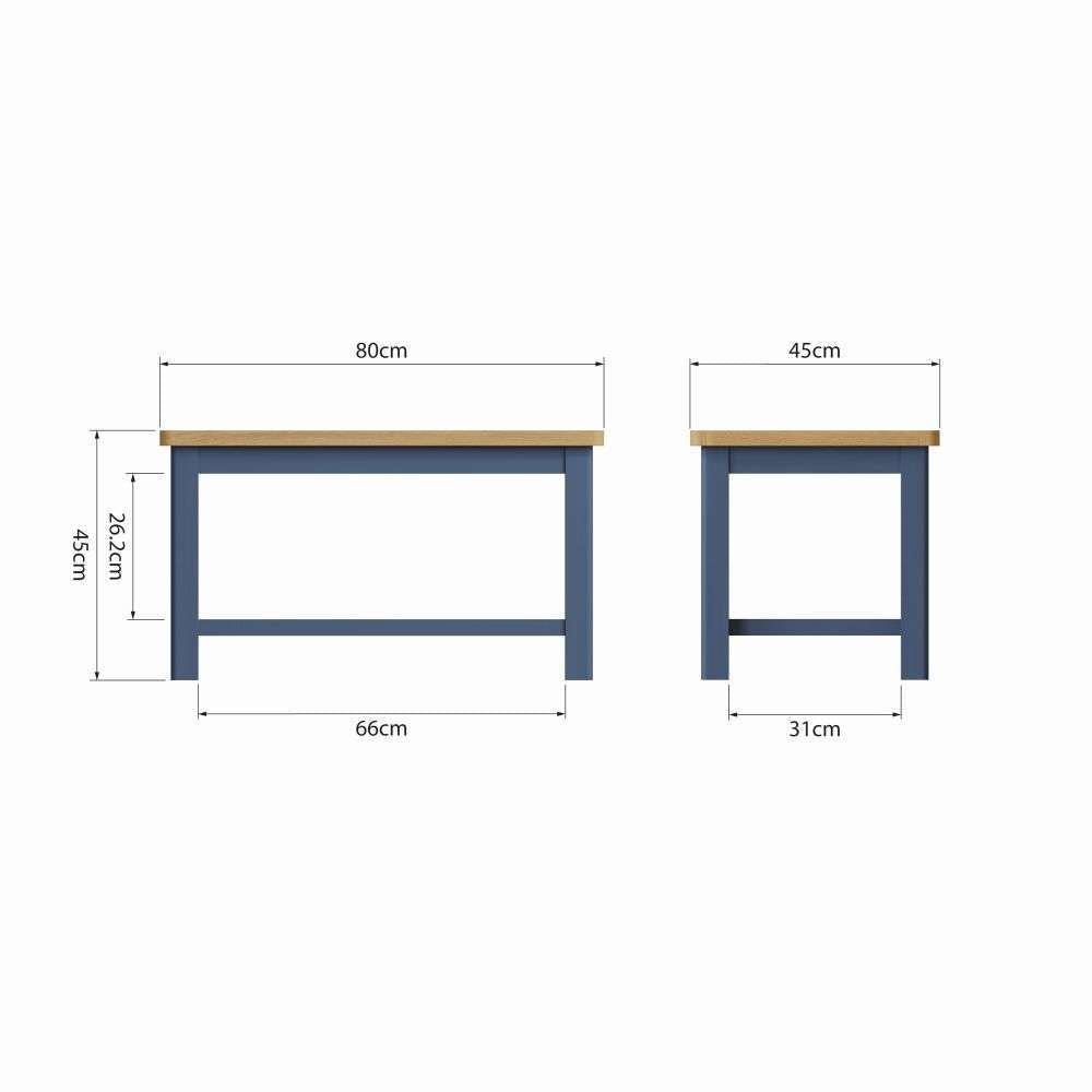 Essentials RA Dining Blue Small Coffee Table