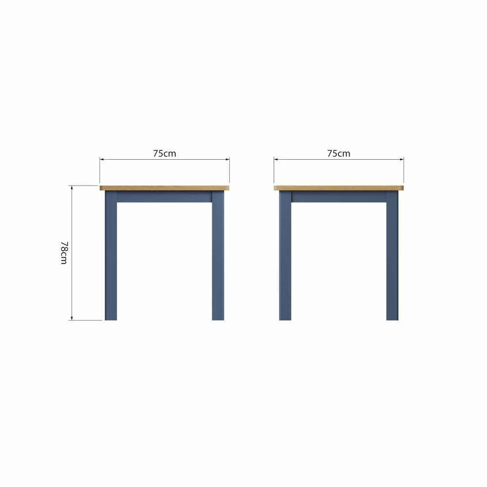 Essentials RA Dining Blue Fixed Top Table