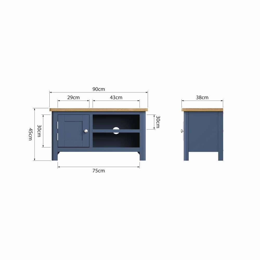 Essentials RA Dining Blue TV Unit