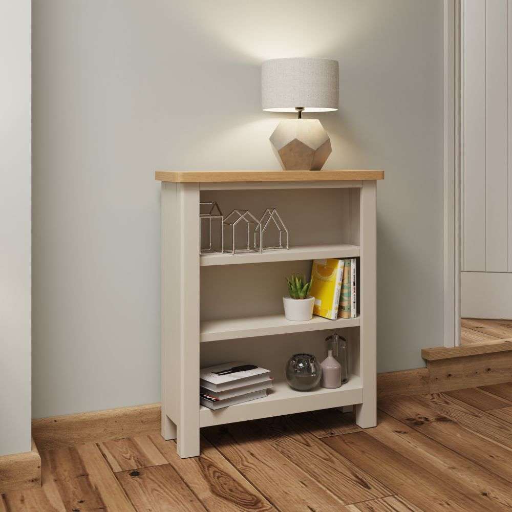 Essentials RA Dining Small Wide Bookcase Truffle
