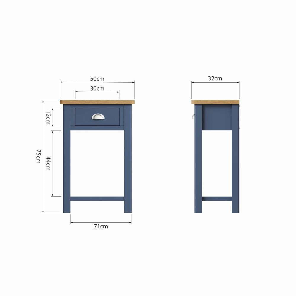 Essentials RA Dining Blue Telephone Table