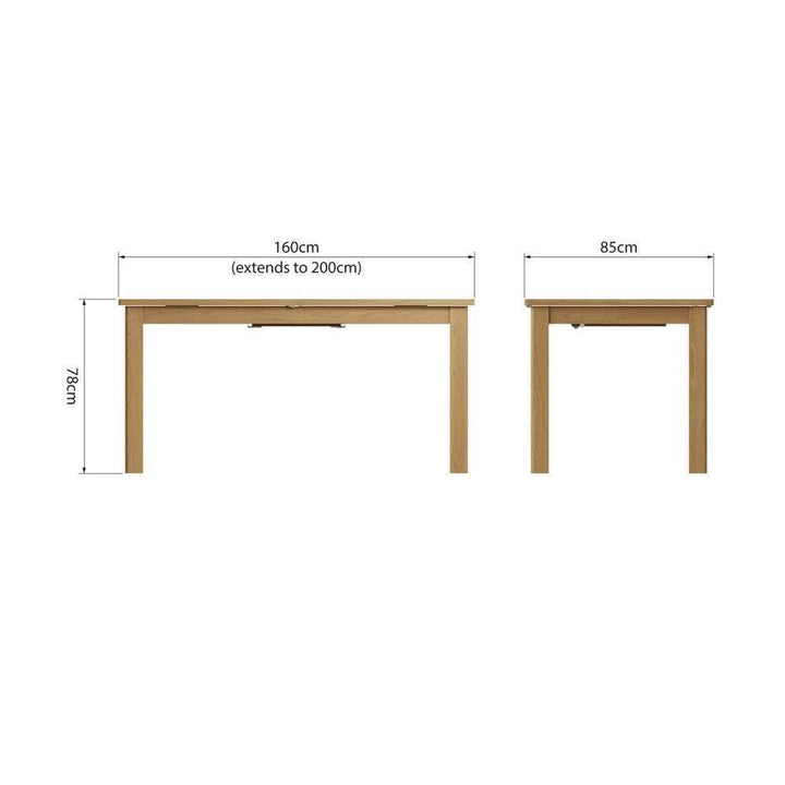 Essentials RAO Dining 1.6M Extending Table