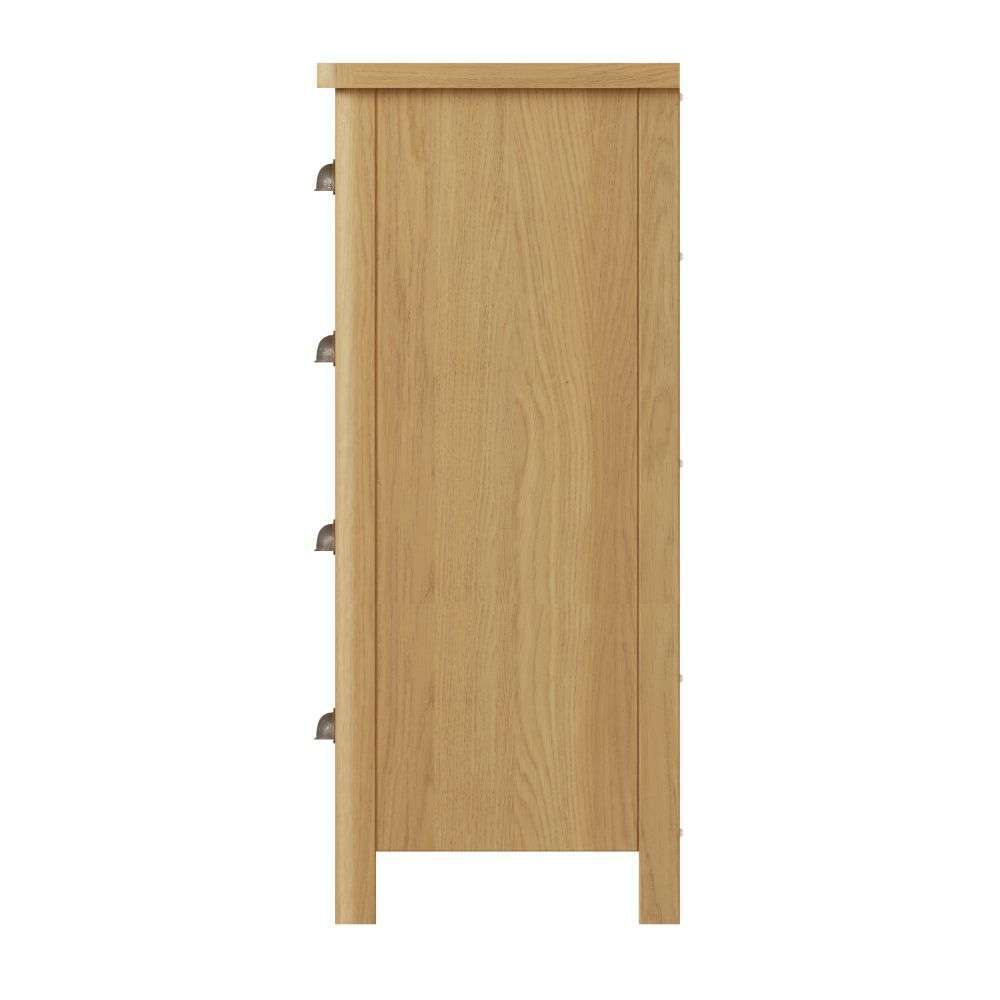 Essentials RAO Bedroom 2 Over 3 Chest Rustic Oak
