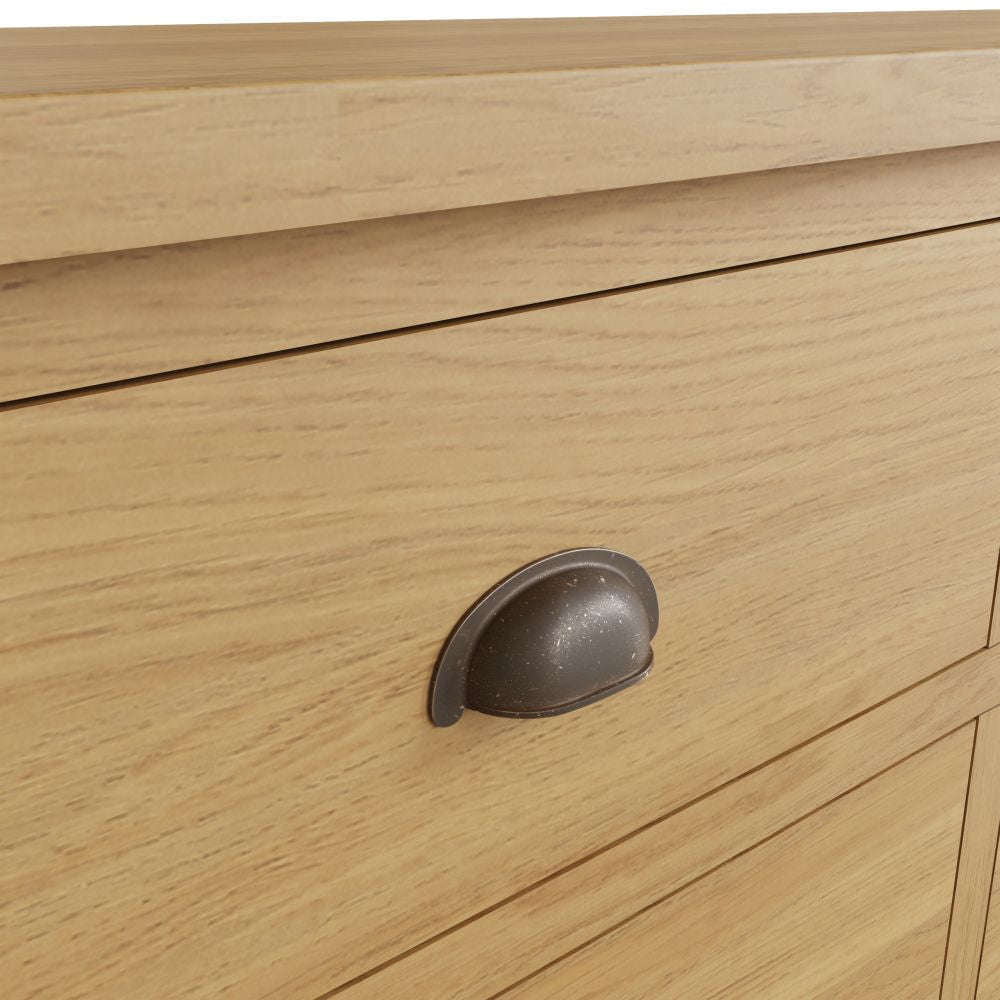 Essentials RAO Bedroom 6 Drawer Chest Rustic Oak
