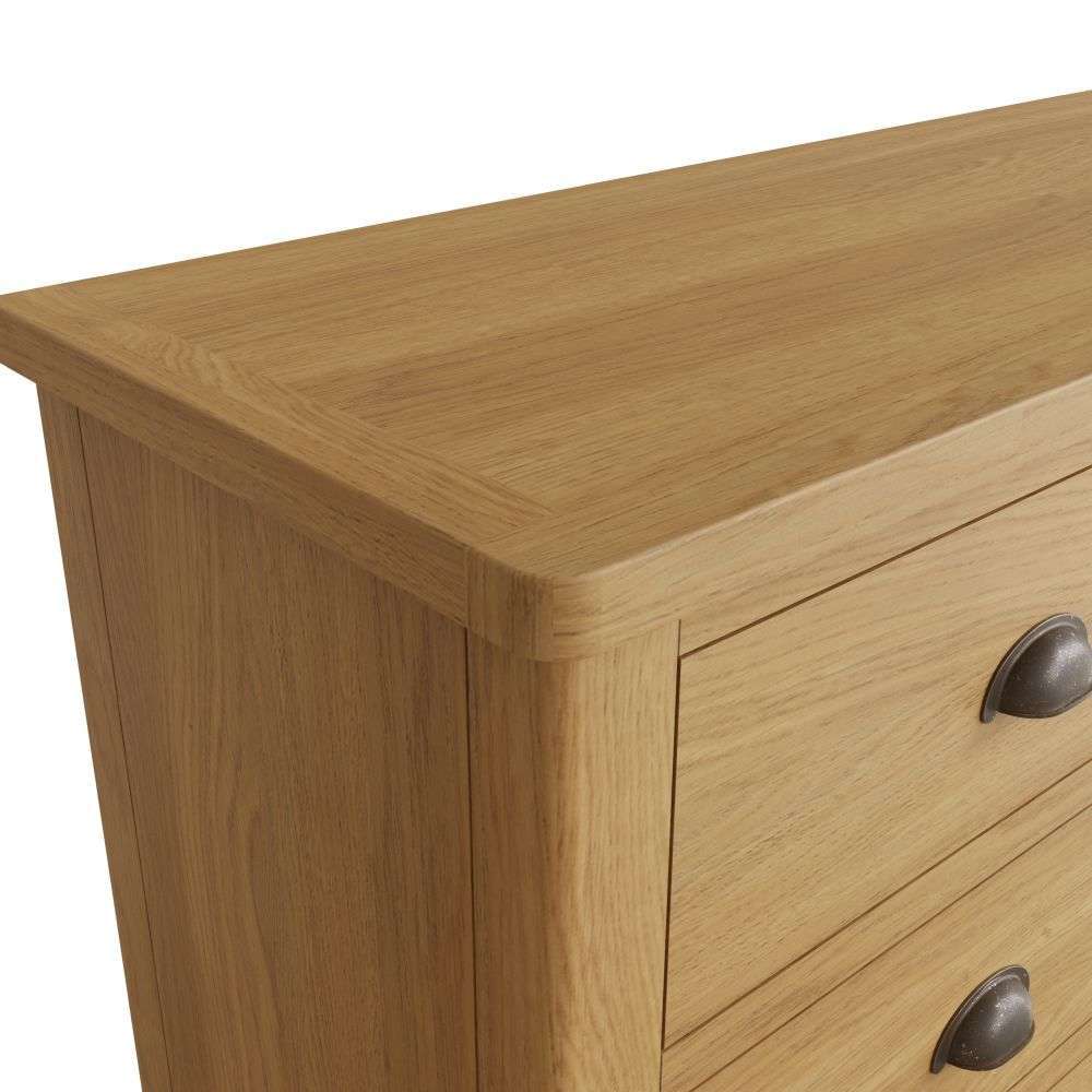 Essentials RAO Bedroom 6 Drawer Chest Rustic Oak