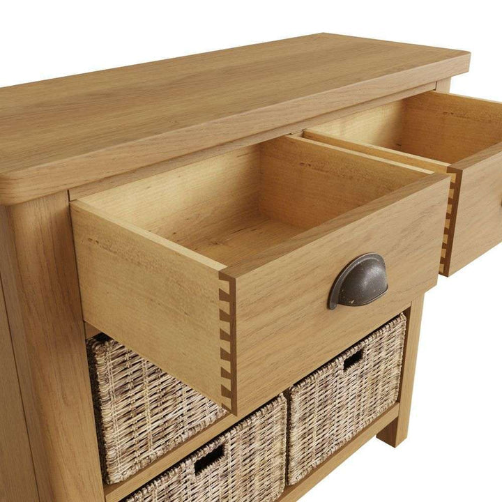 Essentials	RAO Dining 2 Drawer 4 Basket Unit