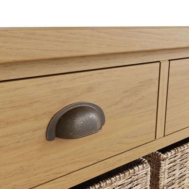 Essentials RAO Dining 3 Drawer 6 Basket Unit