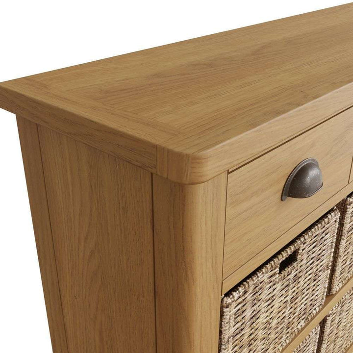 Essentials RAO Dining 3 Drawer 6 Basket Unit