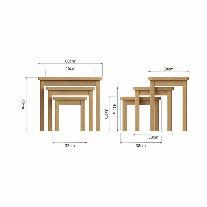 Essentials RAO Dining Nest Of 3 Tables