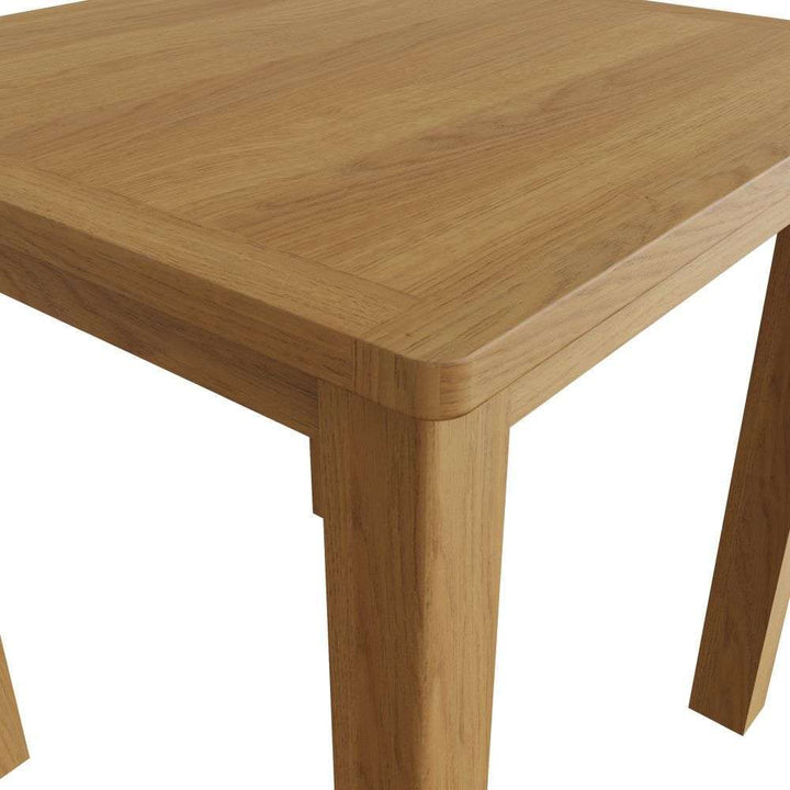 Essentials RAO Dining Fixed Top Table Rustic Oak