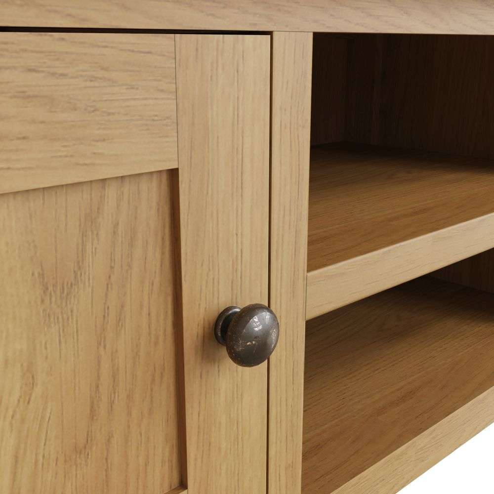 Essentials RAO Dining TV Unit Rustic Oak