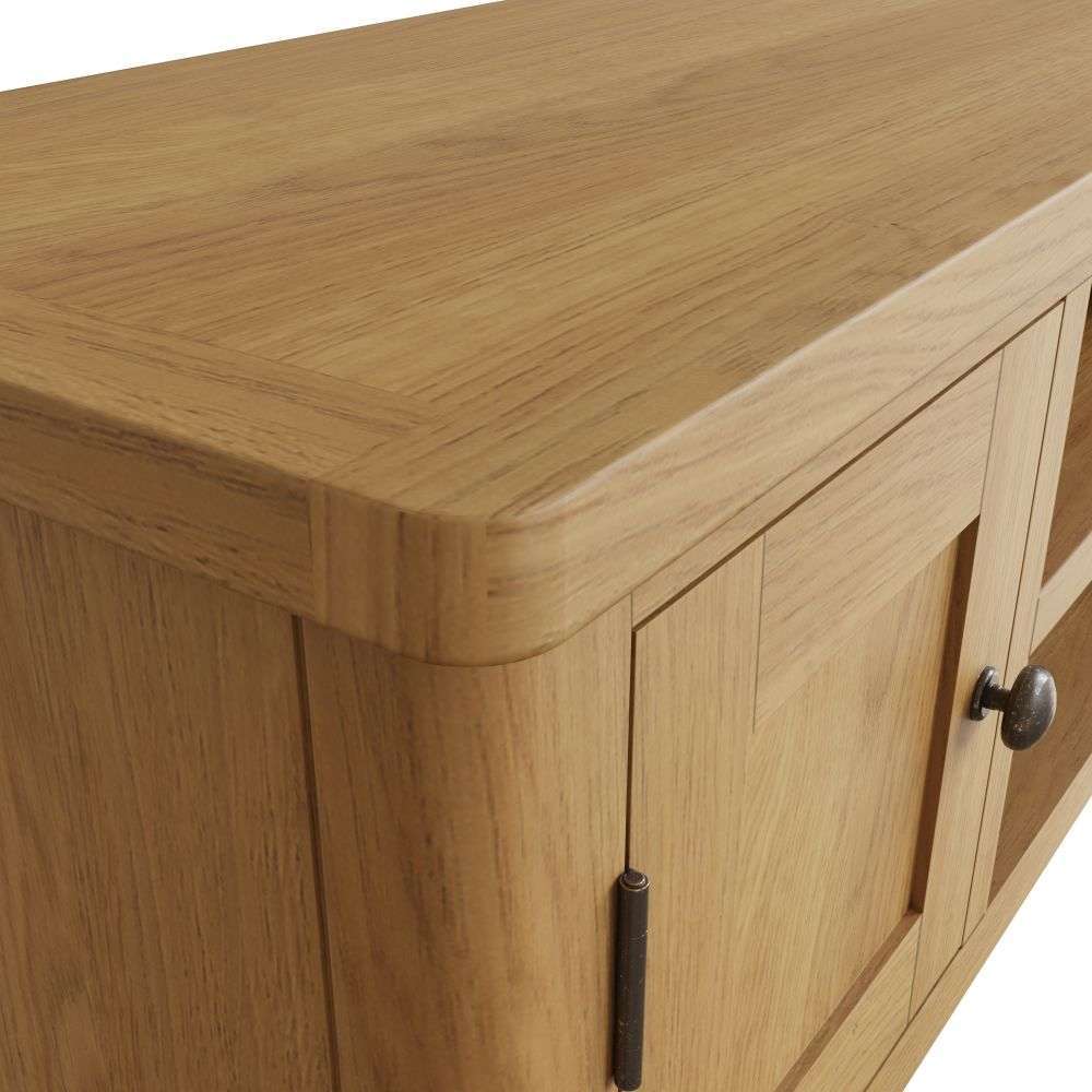 Essentials RAO Dining TV Unit Rustic Oak