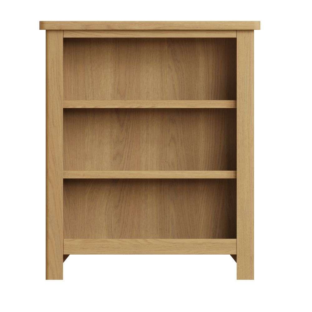 Essentials	RAO Dining Small Wide Bookcase Rustic Oak