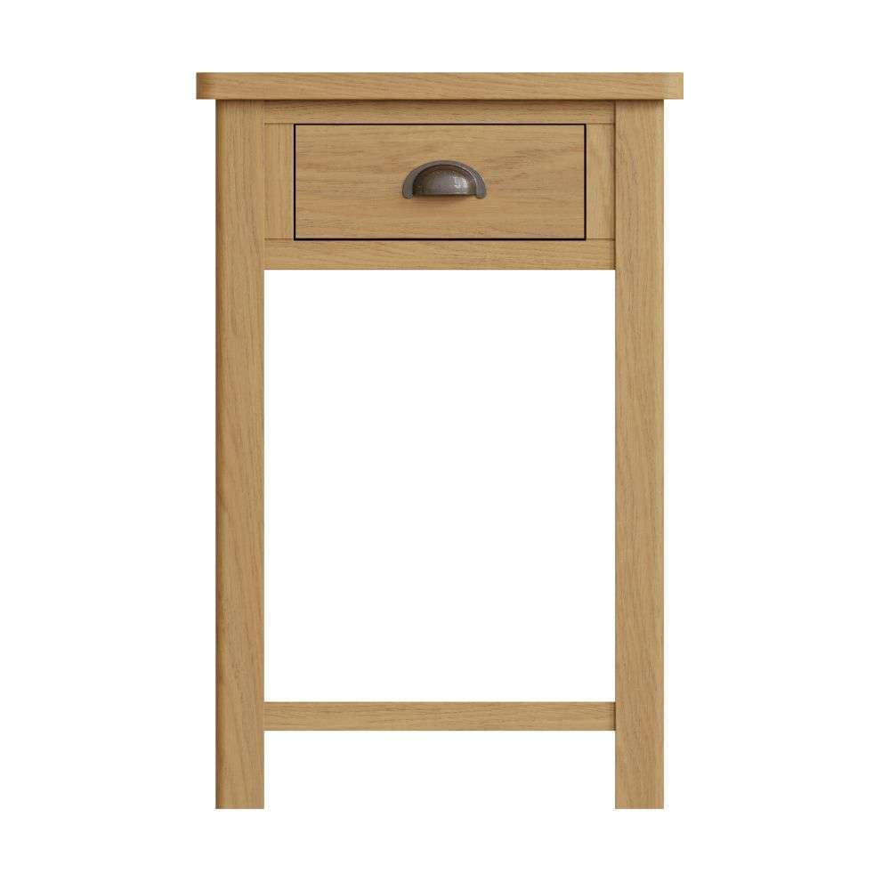 Essentials RAO Dining Telephone Table Rustic Oak