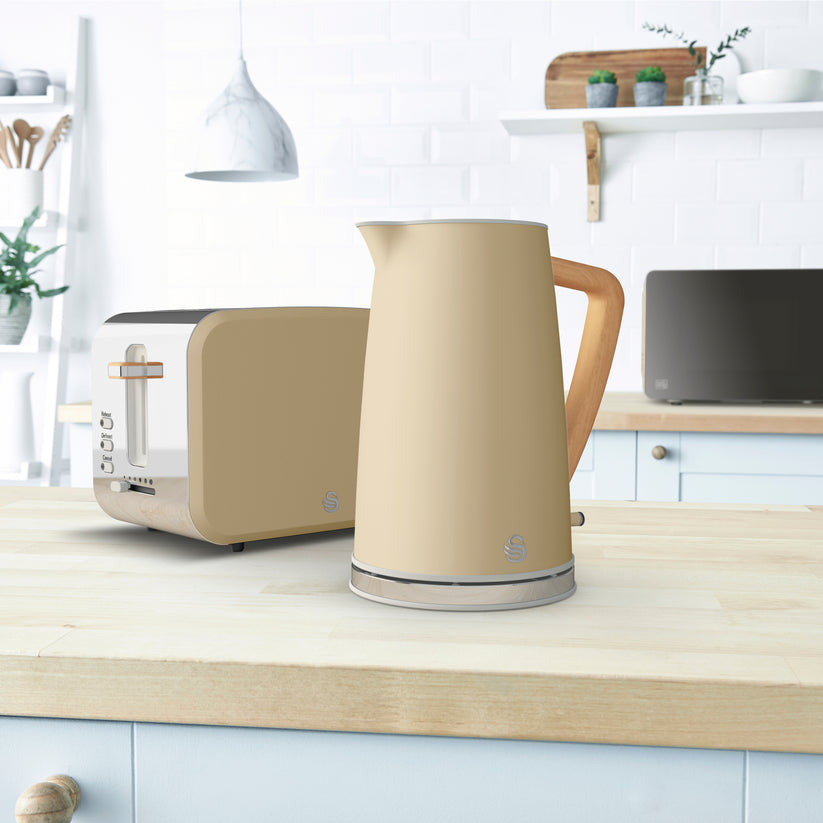 Swan SK14610OAT 1.7L Cordless Kettle Oatmeal