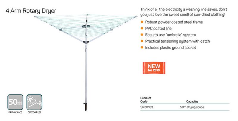 OurHouse 50m Rotary Airer