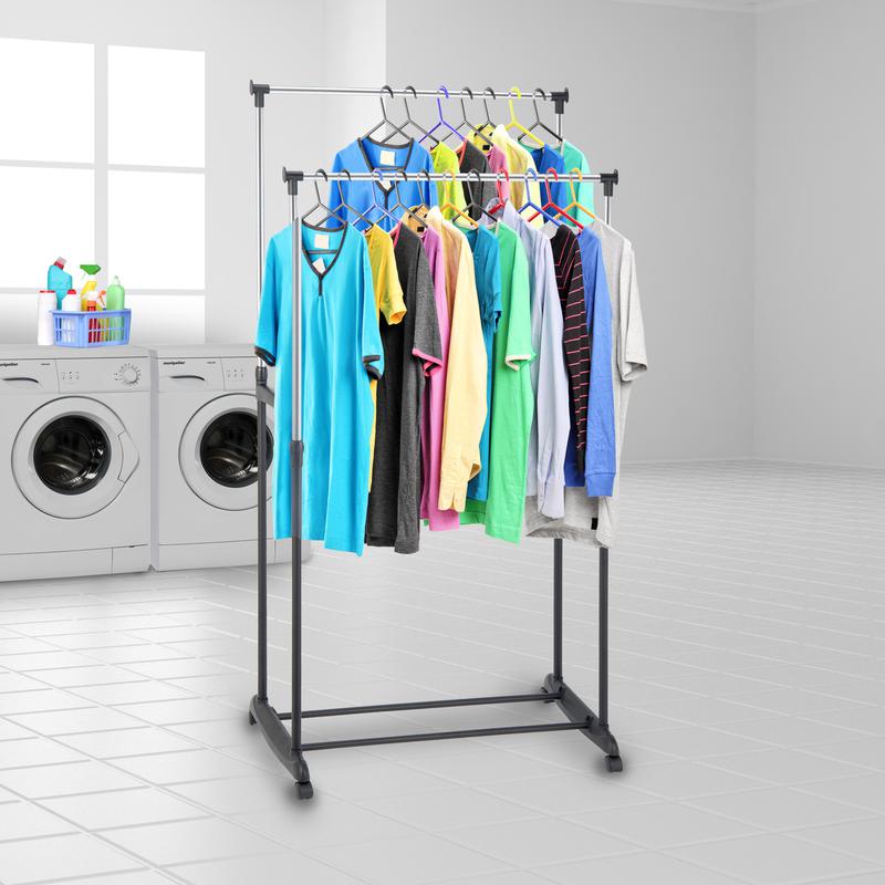 OurHouse Double Rail Garment Rail