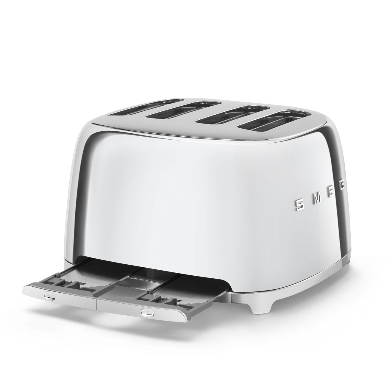 SMEG 50's Retro Style TSF03SSUK 4-Slice Toaster - Stainless Steel