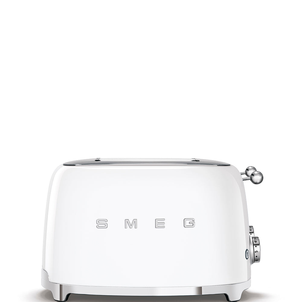 SMEG 50's Retro Style TSF03WHUK 4-Slice Toaster - White