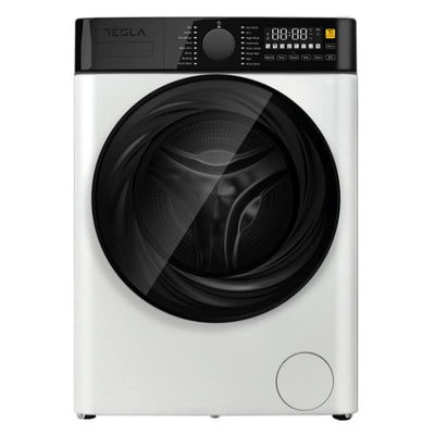 Tesla TWM101400W 10kg Front Load Washing Machine – 1400 RPM, White | Energy Efficient & Durable