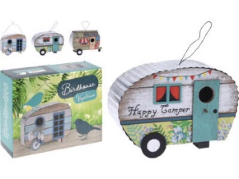Birdhouse Wood 3 Assorted