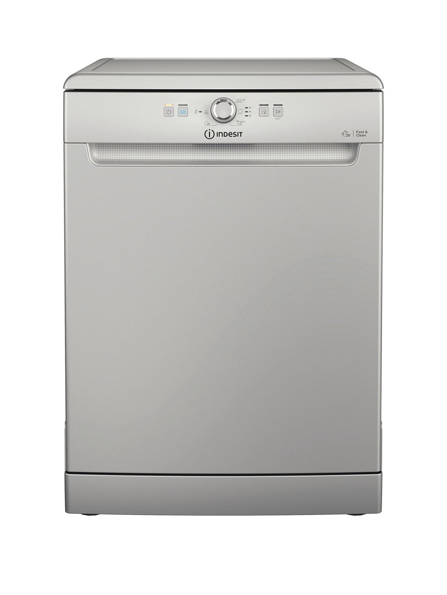 Indesit D2FHK26S 14 Place Setting Freestanding Dishwasher - Silver