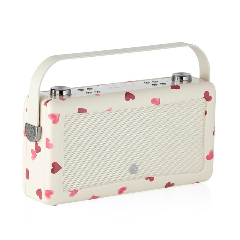 Viewquest Hepburn Voice Speaker Emma Bridgewater Pink Hearts