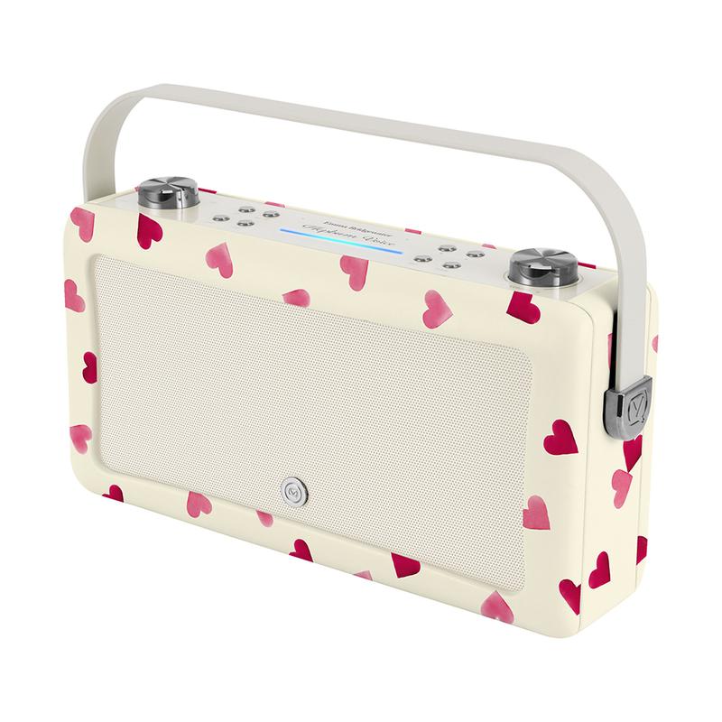 Viewquest Hepburn Voice Speaker Emma Bridgewater Pink Hearts