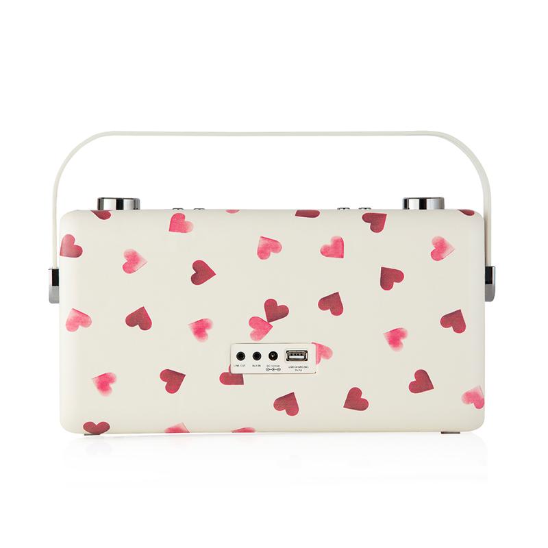 Viewquest Hepburn Voice Speaker Emma Bridgewater Pink Hearts