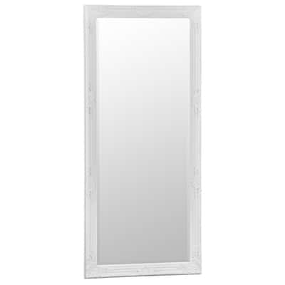 Essentials Mirror Collection White Wooden Mirror White Painted Wooden Frame