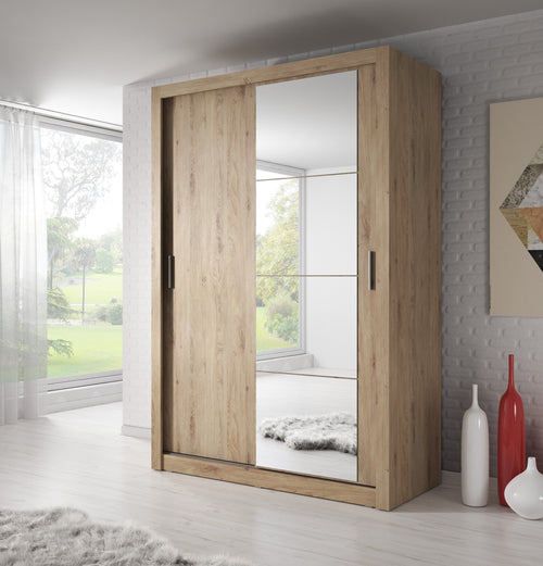 Denmark Small Sliding Door Wardrobe 120cm