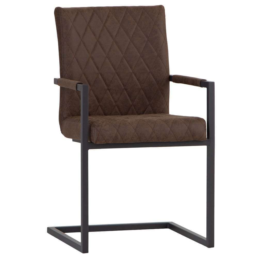 Essentials Chair Collection - Diamond stitch carver chair