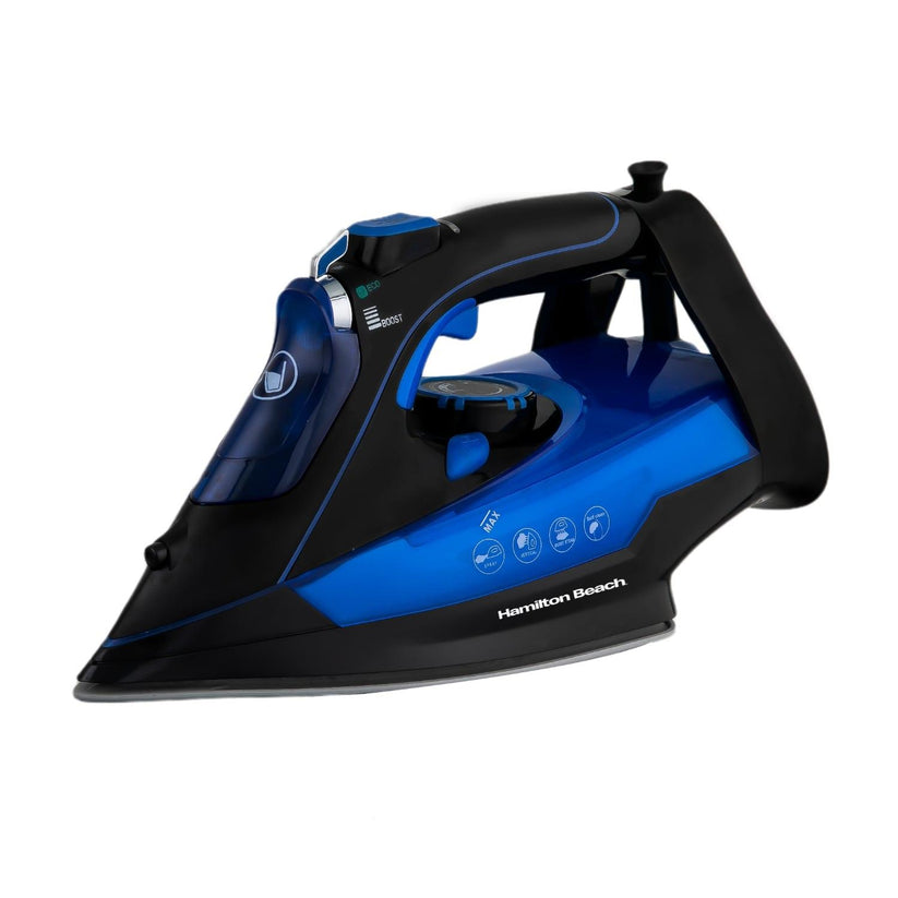 Hamilton Beach Pro SteamMax 3000W Steam Iron – Blue & Black HB608BB