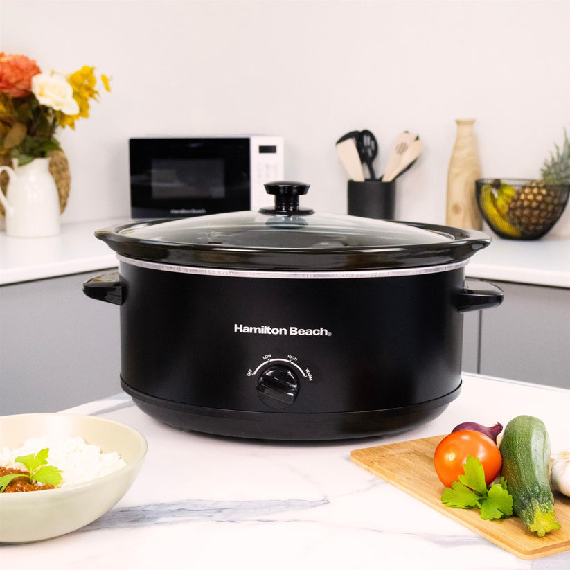 HAMILTON HBSC070B 6.5 Litre Slow Cooker