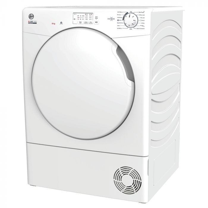 Hoover Limited HLE C8LF 8KG White Condenser Dryer