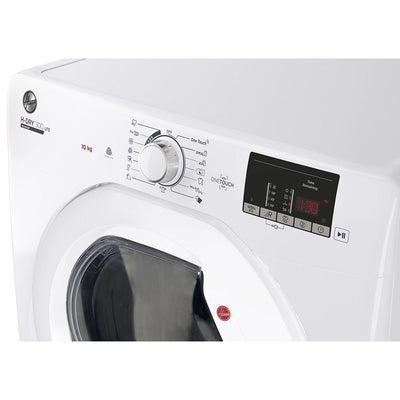 Hoover H-DRY 300 LITE 10Kg Vented Tumble Dryer – White – Energy Efficient, C Rated – Model HLEV10DG-80