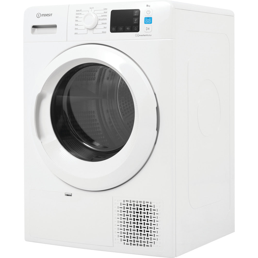 Indesit 8KG Heat Pump Tumble Dryer - White- YTM1183XUK