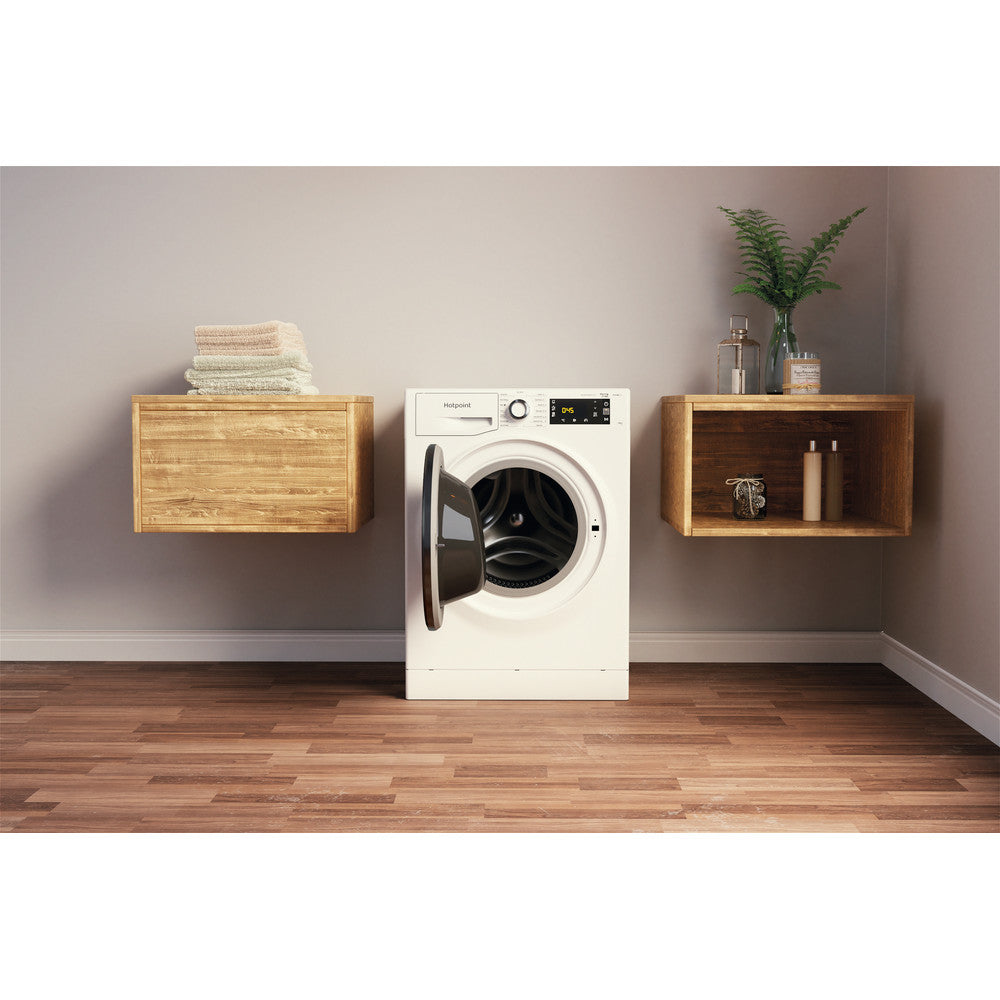 Hotpoint NLLCD1046WDAWUKN 10kg Washing Machine with 1400 rpm - White - A Rated