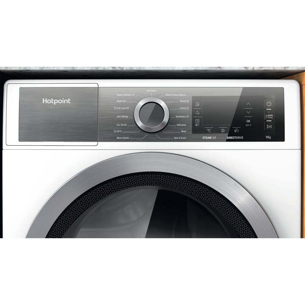Hotpoint Gentle Power 9kg Washing Machine – White (H799GPOWERUK, A-30% Energy Rating)