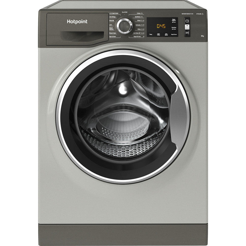 HOTPOINT 9 kg 1400 Spin Washing Machine - Graphite - NM11946GCAUKN