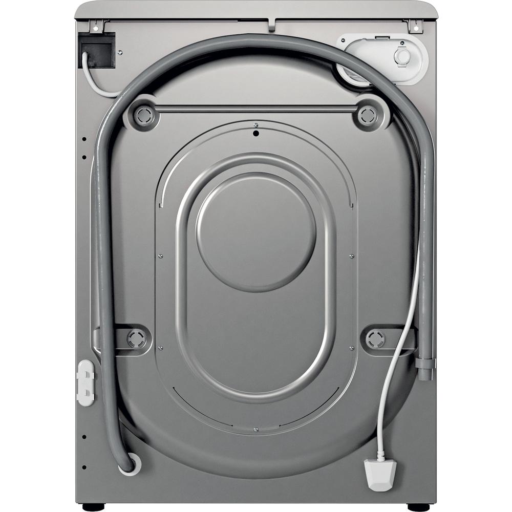 Indesit Push&Go Steam 7kg Silver Washing Machine – Energy Efficient A (BWE71496XSVUK)