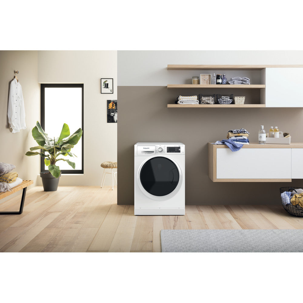 Hotpoint NLLCD1046WDAWUKN 10kg Washing Machine with 1400 rpm - White - A Rated