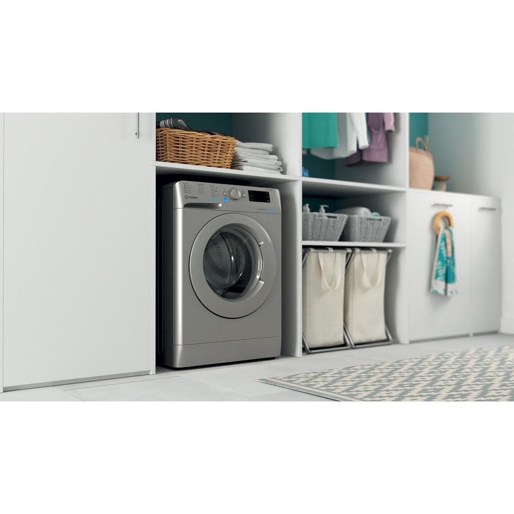 INDESIT BWE 91496X S UK N 9 kg 1400 Spin Washing Machine - Silver