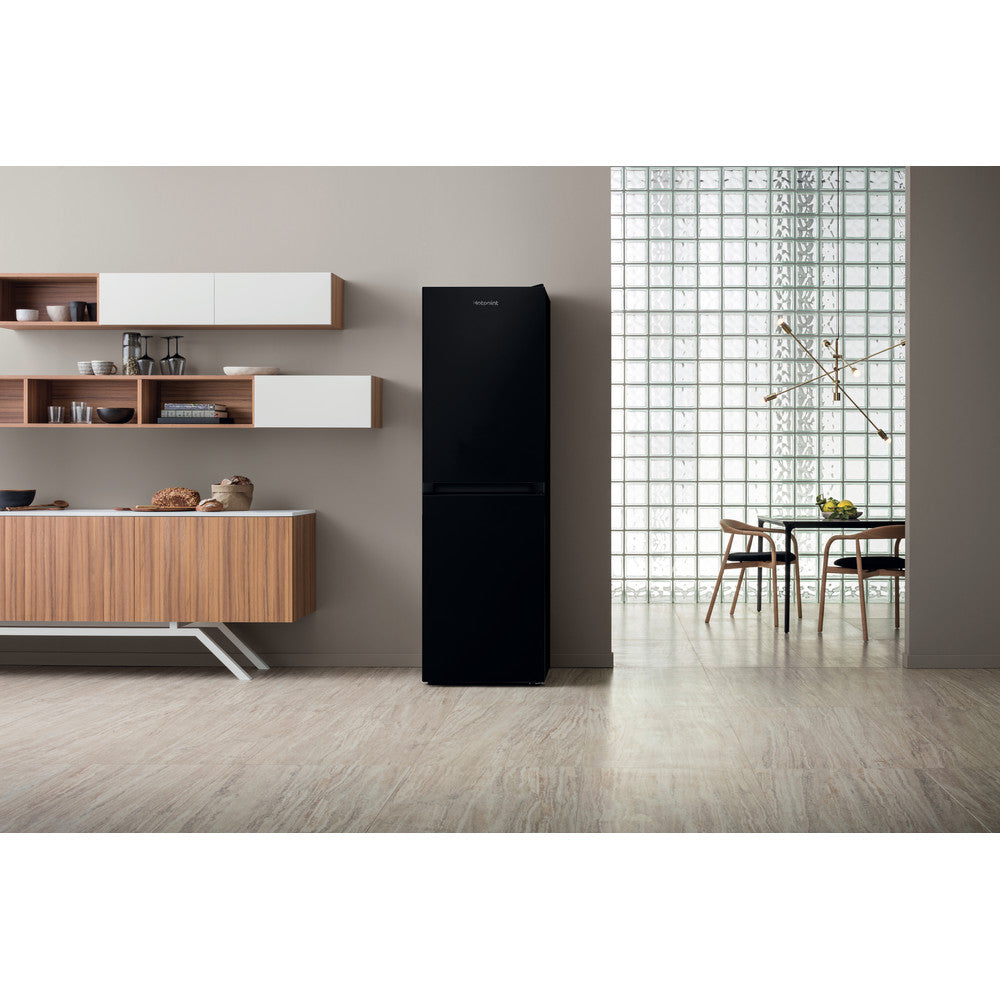 Hotpoint HBNF55181BUK1 50/50 Frost Free Fridge Freezer - Black